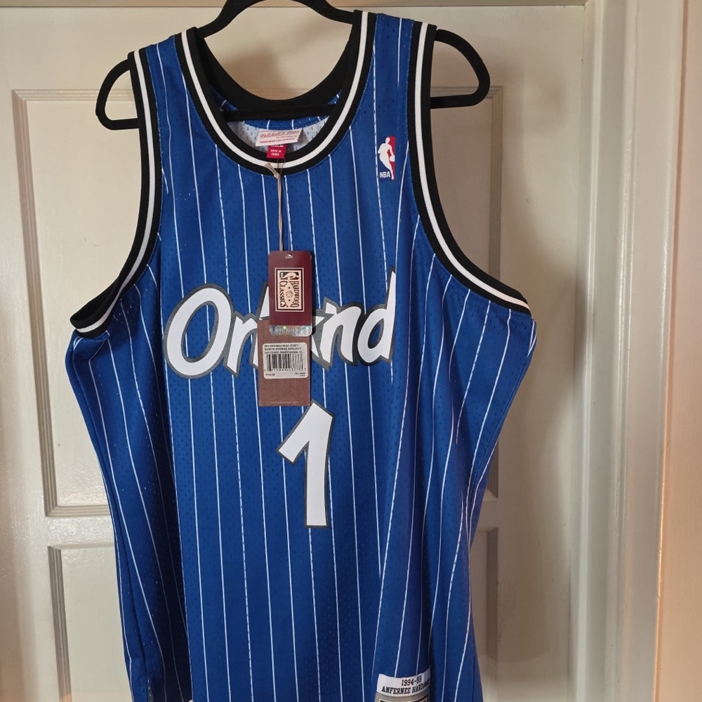 Orlando Penny Hardaway Blue Basketball Jersey